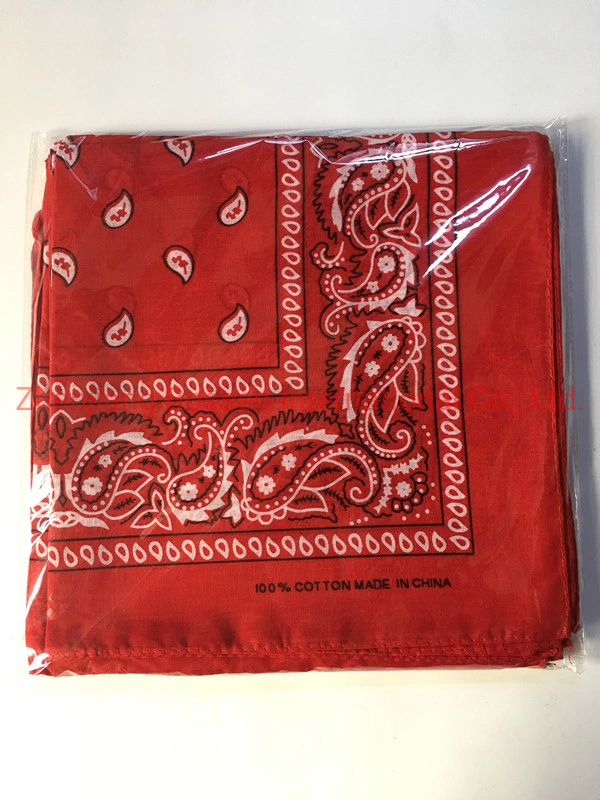 OEM Polyester Cotton Paisley Face Mask Headband Scarf Bandanna Bandana