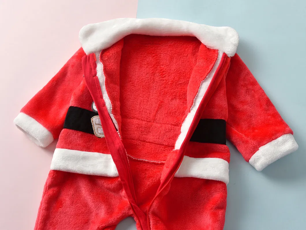 Baby Santa Suit Christmas Costume Santa Claus Fancy Dress Romper